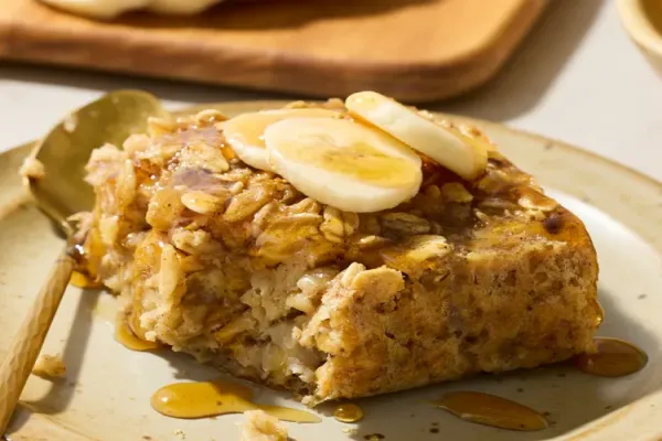Banana Bread Baked Oatmeal