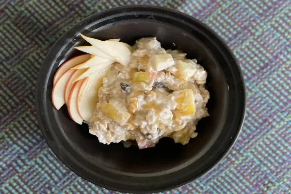 Pear and Apple Overnight Oats