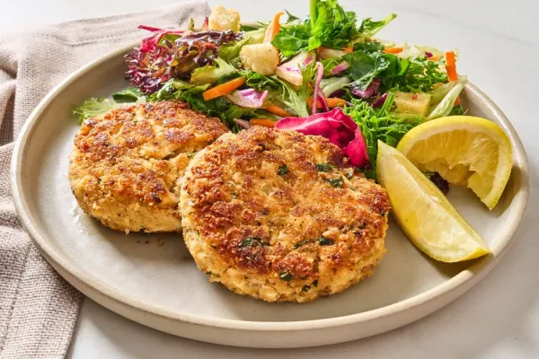 Crabless Chicken Cakes