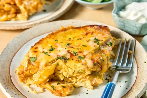 Slow Cooker Chicken Chile Relleno Casserole