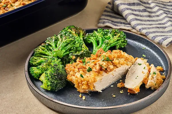 Easy One Pan Caesar Chicken Bake