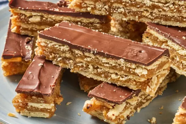Homemade Copycat KitKat Bars
