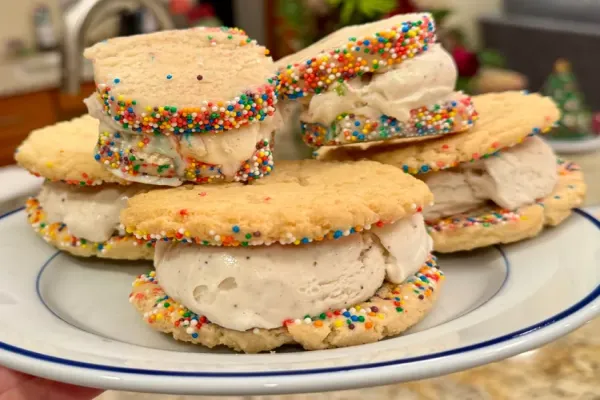 Cookie Dough Ice Cream Sandwiches