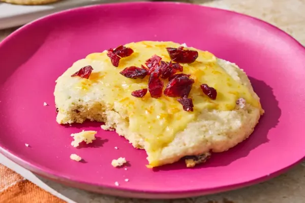 Orange Cranberry Ricotta Cookies