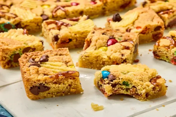 Kitchen Sink Cookie Bars