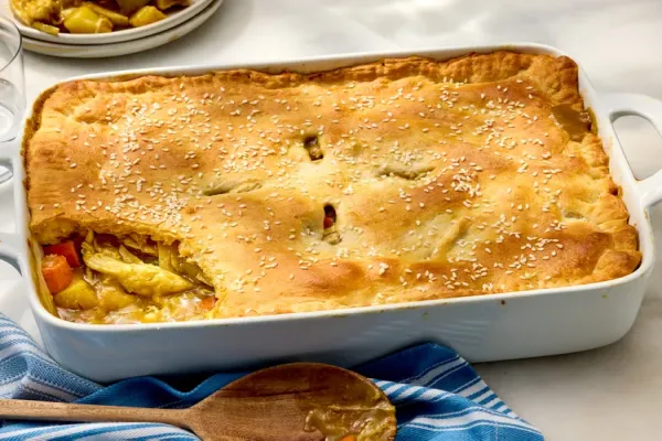 Japanese Curry Chicken Pie Casserole