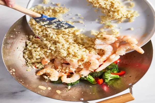 Shrimp Cauliflower Fried Rice