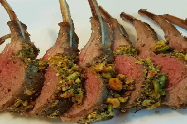 Pistachio Crusted Rack of Lamb