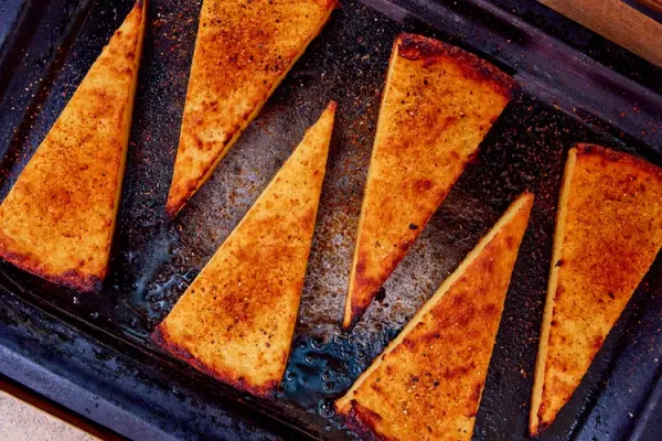 Fainá (Chickpea Flour Pancake) with Provolone Cheese