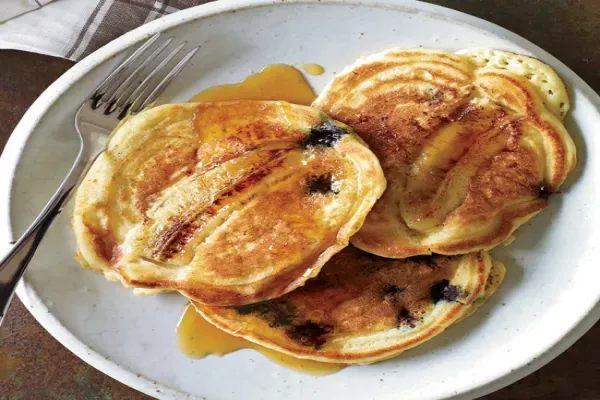 Blueberry Banana Pancakes