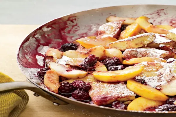 Kaiserschmarrn with Peaches