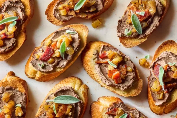 Chicken Liver Crostini