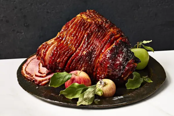 Carla Hals Spiced Cider–Glazed Ham