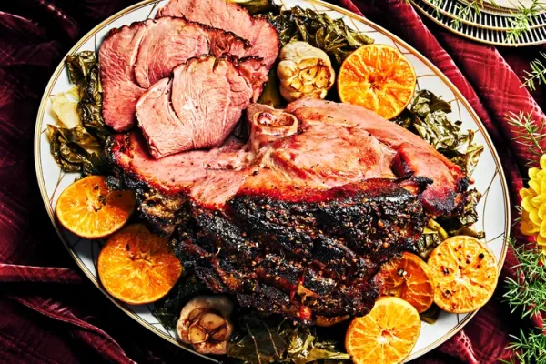 Spiced Madeira and Honey Glazed Ham