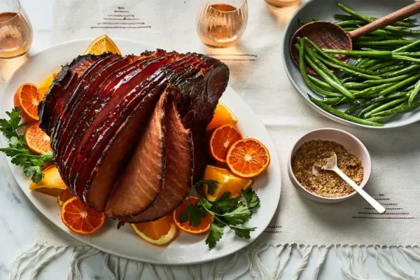 Apple Cider Glazed Ham