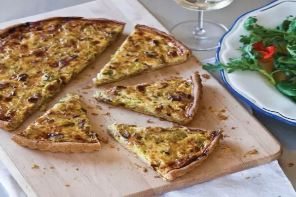 Bacon and Leek Quiche