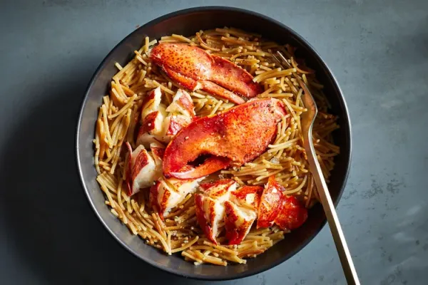 Lobster with Fideos