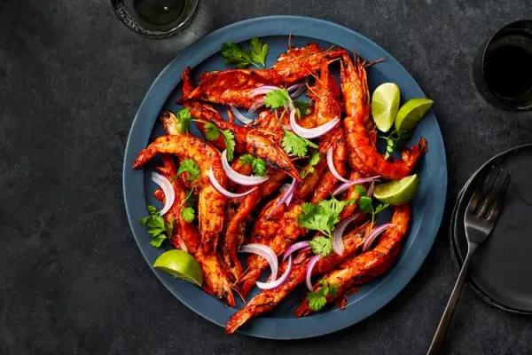 Red Chile Grilled Shrimp