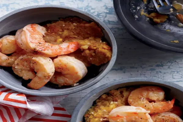 Mofongo with Shrimp