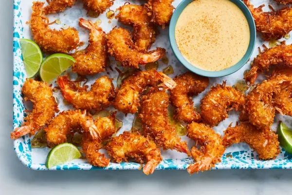 Honey Pepper Coconut Shrimp