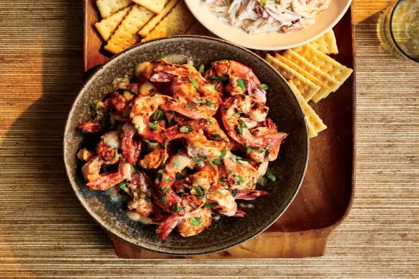 Hawaiian Style Garlic Butter Shrimp