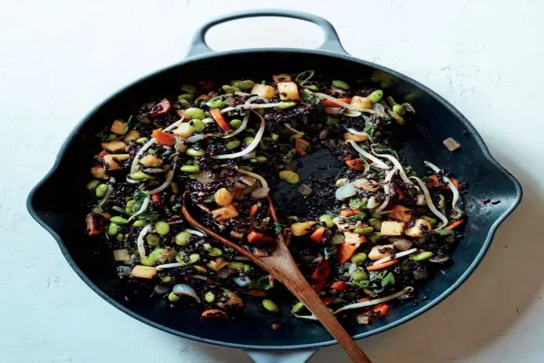 Pineapple Black Fried Rice