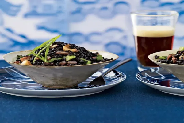 Fried Forbidden Rice