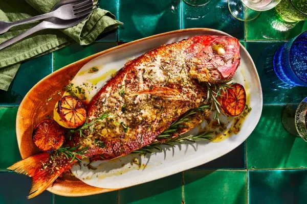 Grilled Whole Snapper