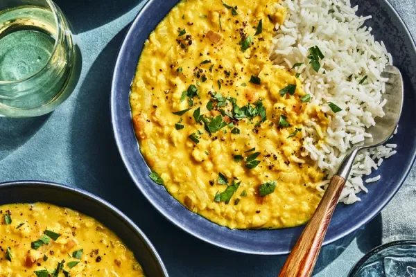 Red Lentil Akoho Sy Voanio (Malagasy Coconut Lentils)