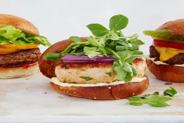 Green Goddess Turkey Burgers