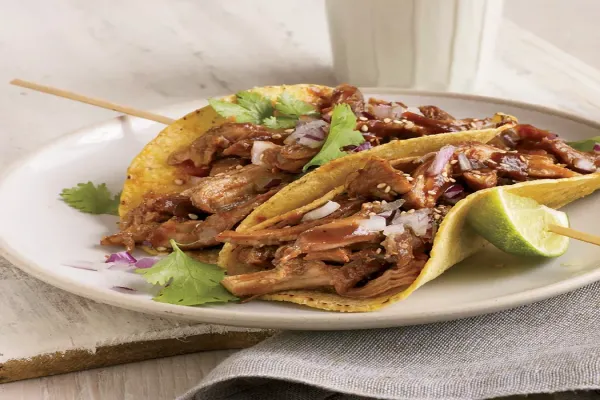 Beer Braised Turkey Tacos
