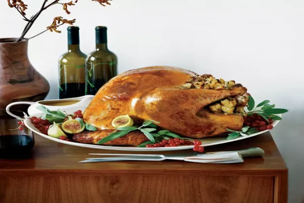 Roasted Turkey with Italian Sausage Stuffing